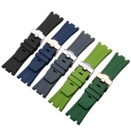 Suitable for AP Aibi Rubber Watch Strap Royal Oak Offshore Type 26400 Waterproof Sweatproof Silicone Pin Buckle Strap