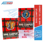 BMB Campus School Notebook 1 Pack [Contents 36 / 50 Sheets] Campus Book/ 1 Pack 36 Sheets Campus Boo