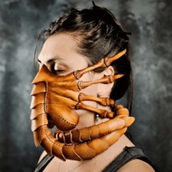 new Halloween Horror Scorpion Mask Alien Facehugger Leather Mask