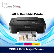 Canon Pixma E470 Ink Efficient 3 in 1 Inkjet Printer (Print, Scan & Copy)