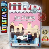 Greenlight 1975 Jeep DJ-5 Ice Cream Truck Green Machine Diecast Original
