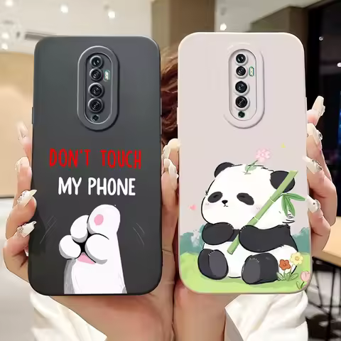 Lens Protective Case For OPPO Reno2 F / Reno2 Z / Reno2 Cute Cartoon Soft Silicone Back Cover For OP
