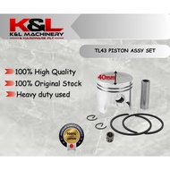 Mesin Rumput Piston Kit Mitsubishi TL43 TB43 TU43 Ogawa BG430 BG430DT Brush Cutter Piston Ring Spare