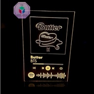 Acrylic Decorative Sleep Lights Led Spotify BTS Butter Merchandise Souvenir
