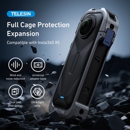Telesin For InstaX5 X4 Camera Cage Aluminum Alloy Protective Vlogging Camera Frame Utility Frame Met