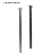 SILVEROCK SR-SP002 TItanium Seatpost 33.9mm 34.9m x 600mm for BIRDY JAVA Folding Bike Seat Tube Post