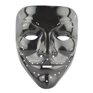 MSIA Ready Stock/ V for Vendetta Hollows Mask Anonymous Guy Fawkes Halloween Hacker Cool Cosplay Par