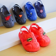 [AO] Snap On Character Crocs Style for 0-2 YO Boys Thor Spiderman Superman Captain Batman