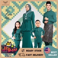 Noelle Baju Raya Family 2023 Baju Kurung Mother Child Baju Melayu Slim Fit Father Son Baby Sedondon LIVIA - EMERALD GREEN 14