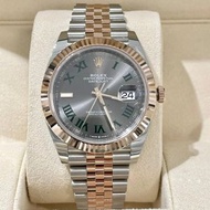 高價收購勞力士 Rolex Everose Gold Datejust 41 Wimbledon Dial NEW 126331 Jubilee