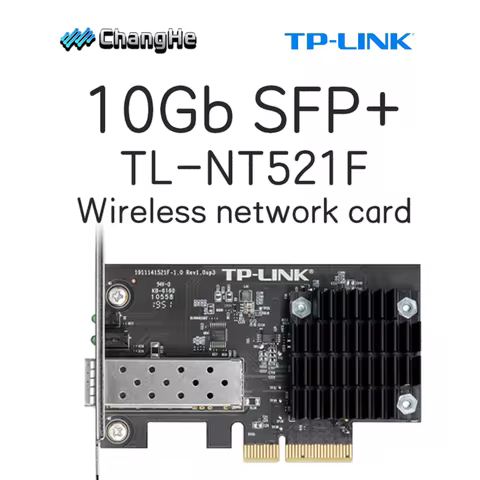 TP-LINK TL-NT521F wake on lan pci sfp+10g 10gb pci express network card sfp pcie 10gbps lan card 100