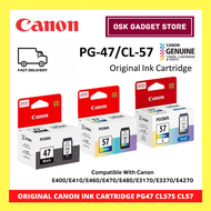 Canon PG-47 CL-57s CL-57 Original Ink Cartridge For Canon E400 E410 E470 E3310 E3370 E4270 Printer | Canon Genuine Ink Cartridge