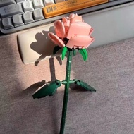 DIY Flowers Puzzle Building Block Rose Flower Building Blocks one Rose Kit Flower Building Blocks Ki