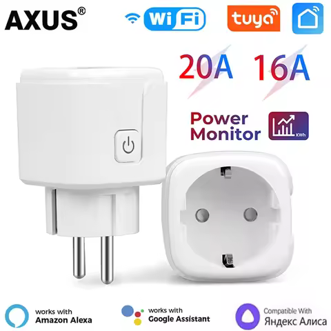 EWelink Smart Socket EU 20A Wifi Smart Plug With Power Monitoring Smart Home Voice Control Support G