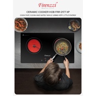 Firenzzi FRR-2177 XP 2-in-1 Dual Ceramic Cooker Hob FREE Stainless Steel Pot (Bubble Wrapping + Frag