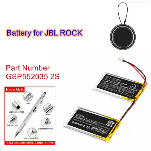 Speaker Battery 3.7V/620mAh GSP552035 2S for JBL ROCK
