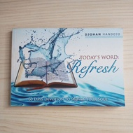 TODAYS WORLD RESFRESH BOOK BY DJOHAN HANDOJO