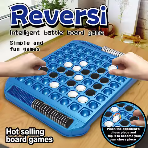 Educational Toys, Flip Black and White Chess, Parent-Child Interactive Tabletop Game, Logical Thinki