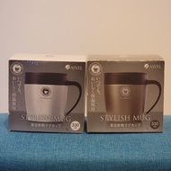 (一對兩隻)日本 ASVEL不鏽鋼 保温330ml 容量 有蓋 咖啡杯 mug 真空