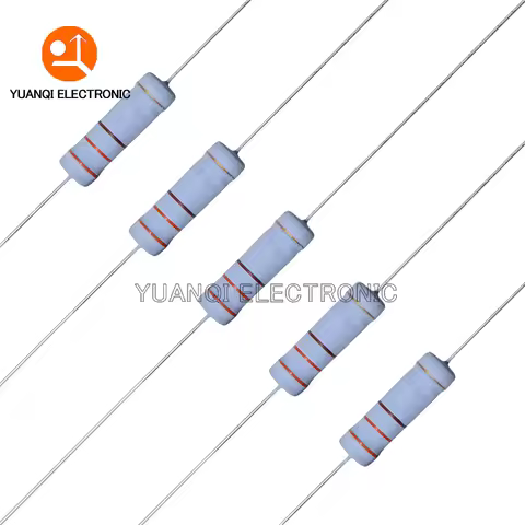 10pcs 5W Metal oxide film Resistor 5% 1R-10M 100R 430R 470R 1K 4.3K 5.1K 10K 33K 47K 100K 1M 150 240