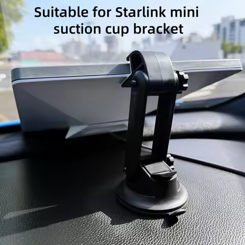 Suitable For Starlink Mini Car Suction Cup Holder, Used For Dashboard, Easy To Install. Ensure Stabi