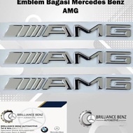 Amg Chrome Grade Emblem a Amg Mercedes Benz Mercy Emblem/