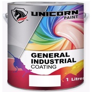 UNICORN PAINT GENERAL INDUSTRIAL COATING RED OXIDE PRIMER FOR STEEL & METAL - 1 Litre