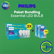 Package Of 2x LED Bulb Multipack 11W E27 Philips Free 2pcs