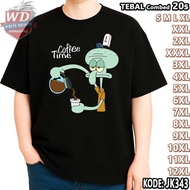 COFFEE TIME T-SHIRT BIG SIZE CODE JK343 JUMBO 2XL 3XL 4XL 5XL 6XL 7XL 8XL 9XL 10XL 11XL 12XL
