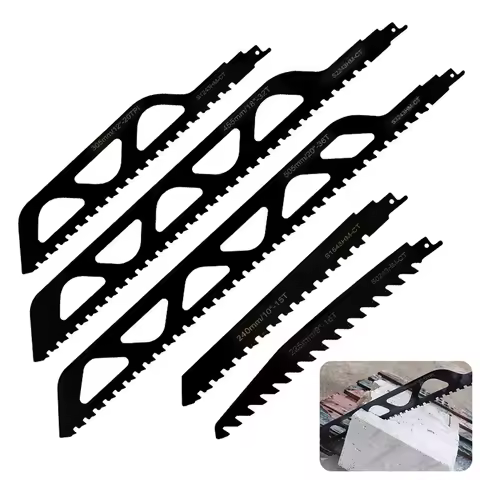 Carbide Reciprocating saw Blade Carbide Reciprocating Saber saw Foam Block Concrete Stone Blast Cutt