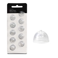 [MLDP] Oticon Hearing Aid Eartips MiniFit Bass Double Vent Replacement 6mm 8mm 10mm 12mm for Oticon 