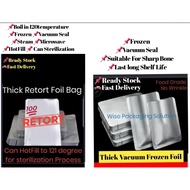 Retort HotFill Aluminium Foil  & Thick Aluminium Foil Bag 50pcs