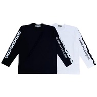 CDG Logo Crew Neck 100% Cotton Long Sleeve T-Shirt - Casual Spring/Fall - Authentic【Direct from Japa