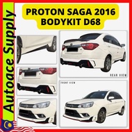 Proton Saga vvt 2016 2017 2018 Bodykit Drive68 Paint Emblem Logo Drive68 Barang Siap Warna Proton