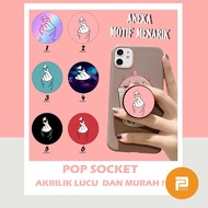Popsocket Sarangheo [PS05] Acrylic Mobile Phone Holder Stand Mobile Phone Grip Phone Accessories Pop