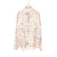 [Used] Dior x Hajime Sorayama all-over print long-sleeved silk shirt, size 933C526A4632, women's, Us