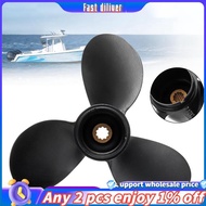 In stoick-7 1/2 x 7 Outboard Propeller for   4-6HP 58110-91JN0-019 Marine Propeller 10 Spline Tooth 