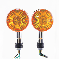 Original Retro 2Pcs Motorcycle 12V Turn Signal Light For Suzuki GN125 HJ125-8 GS125 Moto Lamp Blinke