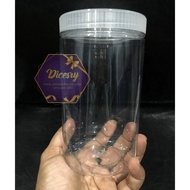 Plastic Cookie Container / Balang Biskut / Biscuit Pet Jar / Popcorn Jar / Bekas Plastik SP860