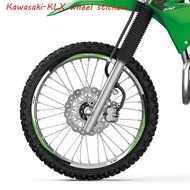 For Kawasaki KLX 230 300 230R 230R 300R S 230S 230SE motocross wheel tire sticker reflective rim str