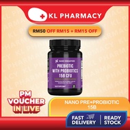 Nano Singapore Prebiotic with Probiotic 15 Billion CFU (30 Capsules)