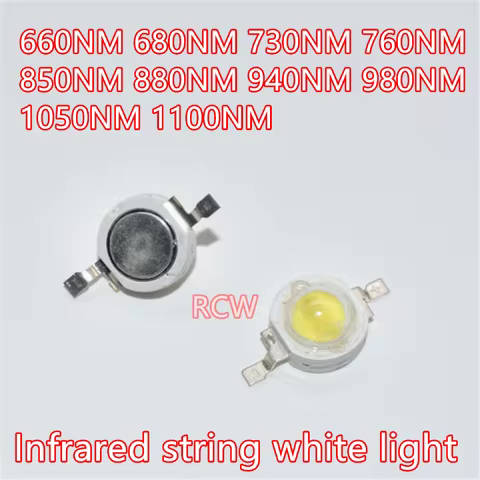 High Power LED Infrared String White Light 660nm 680nm 730nm 760nm 850nm 940nm 980nm 1050nm Composit