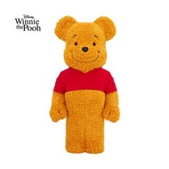 *實體店預訂* 小熊維尼 Winnie the Pooh COSTUME Ver.(PILE FABRIC) 1000％ Be@rBrick