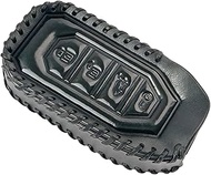 Leather Case Key Fob Compatible with Compustar Remote Cover Prime Q9 / G15 RF-2WQ9-FM / RF-P1WG15-FM