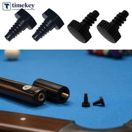 TME  1PC Dust-Proof Anti-Impact Pool Cue Butt Cap Threaded Round Soft Rubber Bumper Protector Rear E