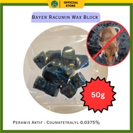 BAYER Racumin Wax Block Racun Tikus 50g Effective Rodenticide Pest Control kawasan longkang gudang