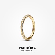 Pandora ME 14k Gold Plated Pavé Ring