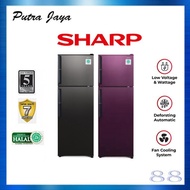 Promo!! Sharp Kulkas 2 Pintu SJ-326GC-SD/SR / SJ 326 GCSD GCSR / SJ326GC