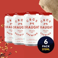 CBCo Draught Kölsch Golden Ale - Pack of 6 x 375ml Cans [Craft Beer]