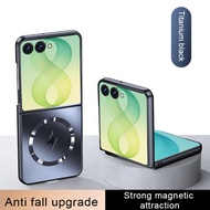 ZFlip8 Case for Samsung Galaxy Z Flip 8 Z Flip 7 FE Z Flip 6 Z Flip 5 Z Flip 4 Z Flip 3 Luxurious Da